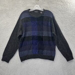 Vintage Segreto Knit Sweater Wool Blend Preppy Academia Retro Dad Men's Medium